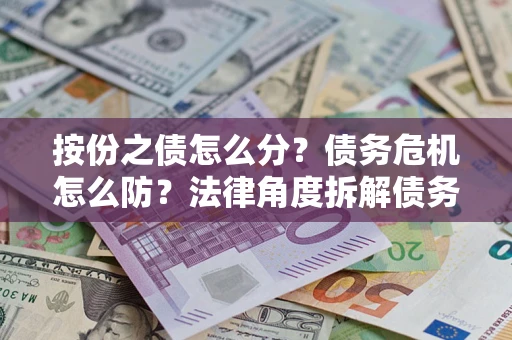 武汉按份之债怎么分？债务危机怎么防？法律角度拆解债务分配与风险自保指南