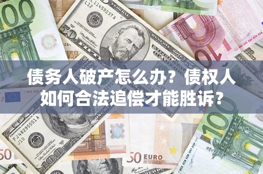 武汉债务人破产怎么办？债权人如何合法追偿才能胜诉？
