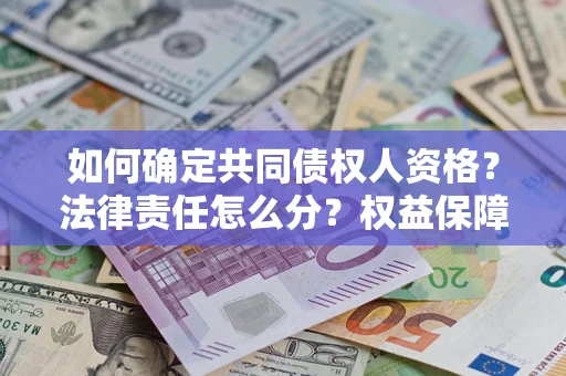 武汉如何确定共同债权人资格？法律责任怎么分？权益保障技巧揭秘！