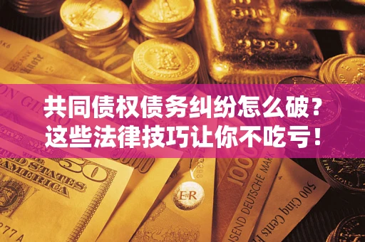 武汉共同债权债务纠纷怎么破？这些法律技巧让你不吃亏！
