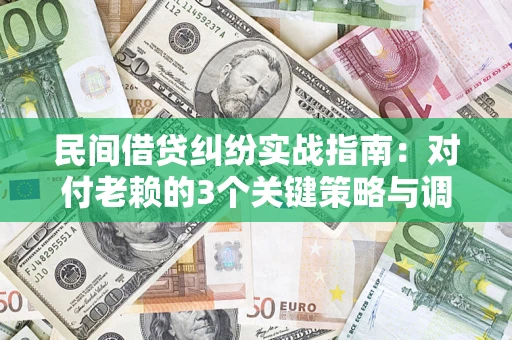 武汉民间借贷纠纷实战指南：对付老赖的3个关键策略与调解盲区解析
