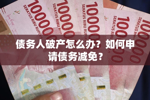 武汉债务人破产怎么办？如何申请债务减免？