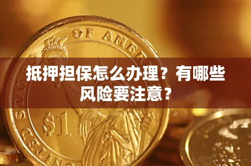 武汉抵押担保怎么办理？有哪些风险要注意？