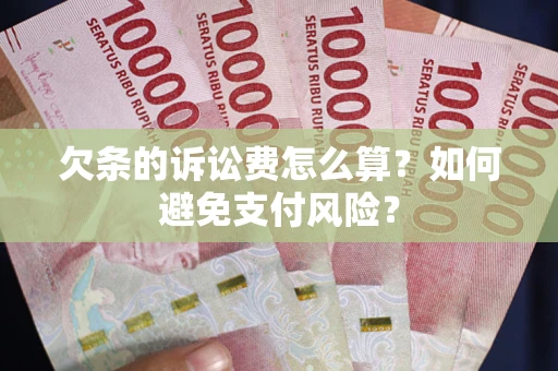 武汉欠条的诉讼费怎么算？如何避免支付风险？