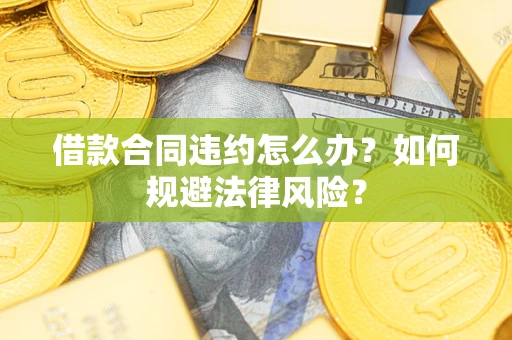 武汉借款合同违约怎么办？如何规避法律风险？